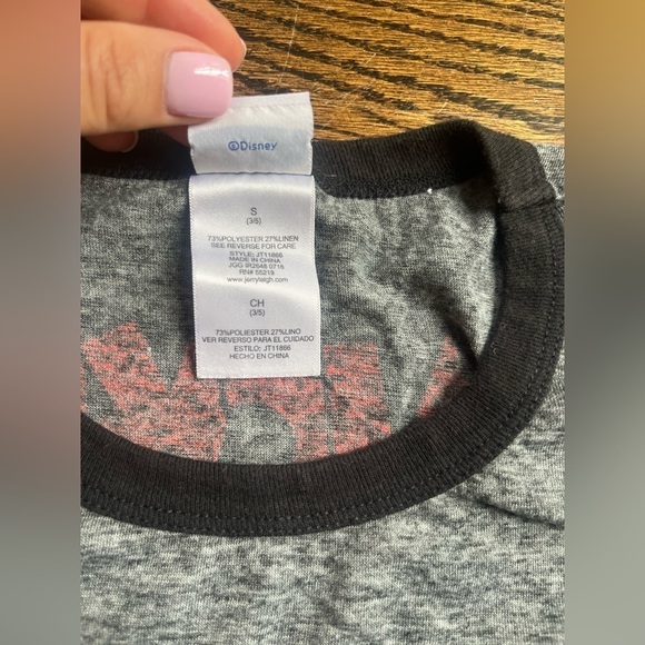Disney Mickey Mouse T-shirt Sz. S grey - Picture 2 of 3